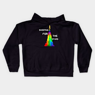 Shooting for the stars Kids Hoodie